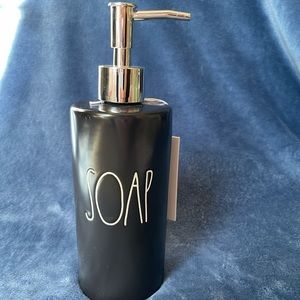 Rae Dunn Black Soap Dispenser